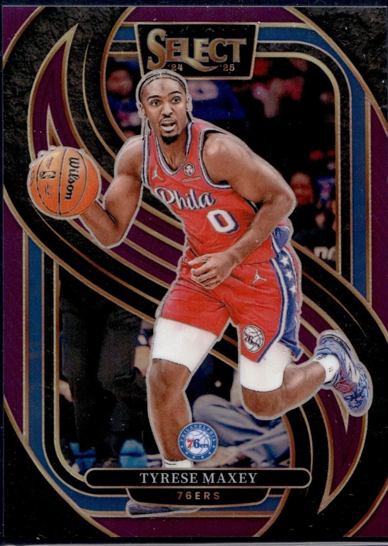 Tyrese Maxey [Purple Prizm] #156