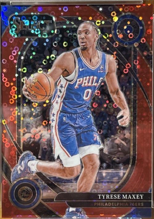 Tyrese Maxey [Red Disco Prizm] #243
