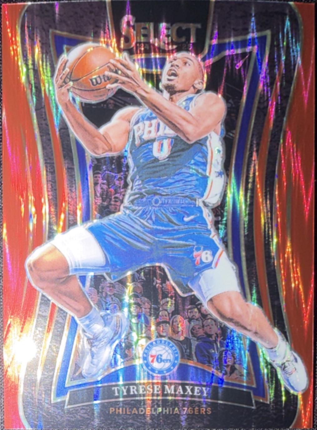 Tyrese Maxey [Red Flash Prizm] #364