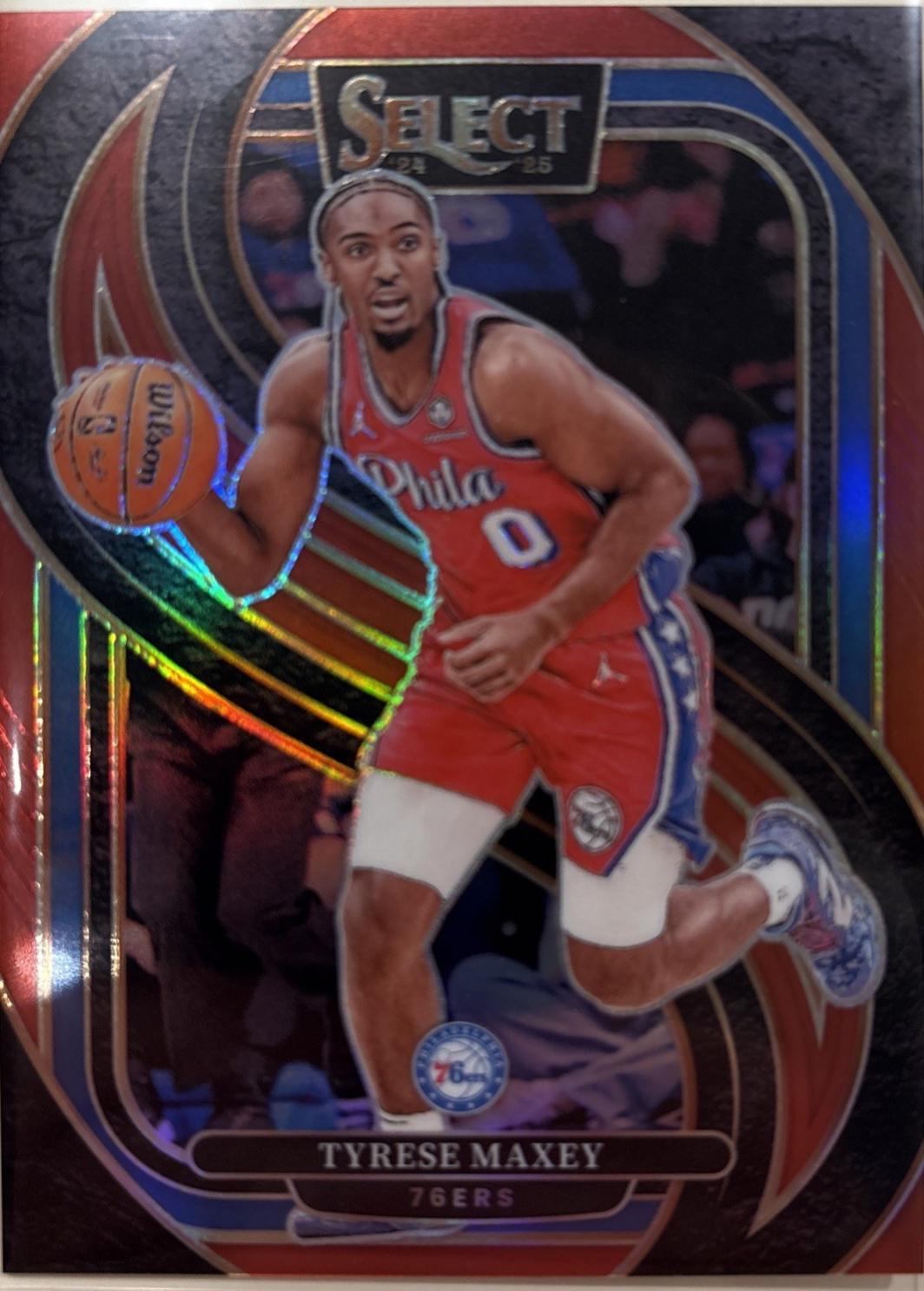 Tyrese Maxey [Red Prizm] #156