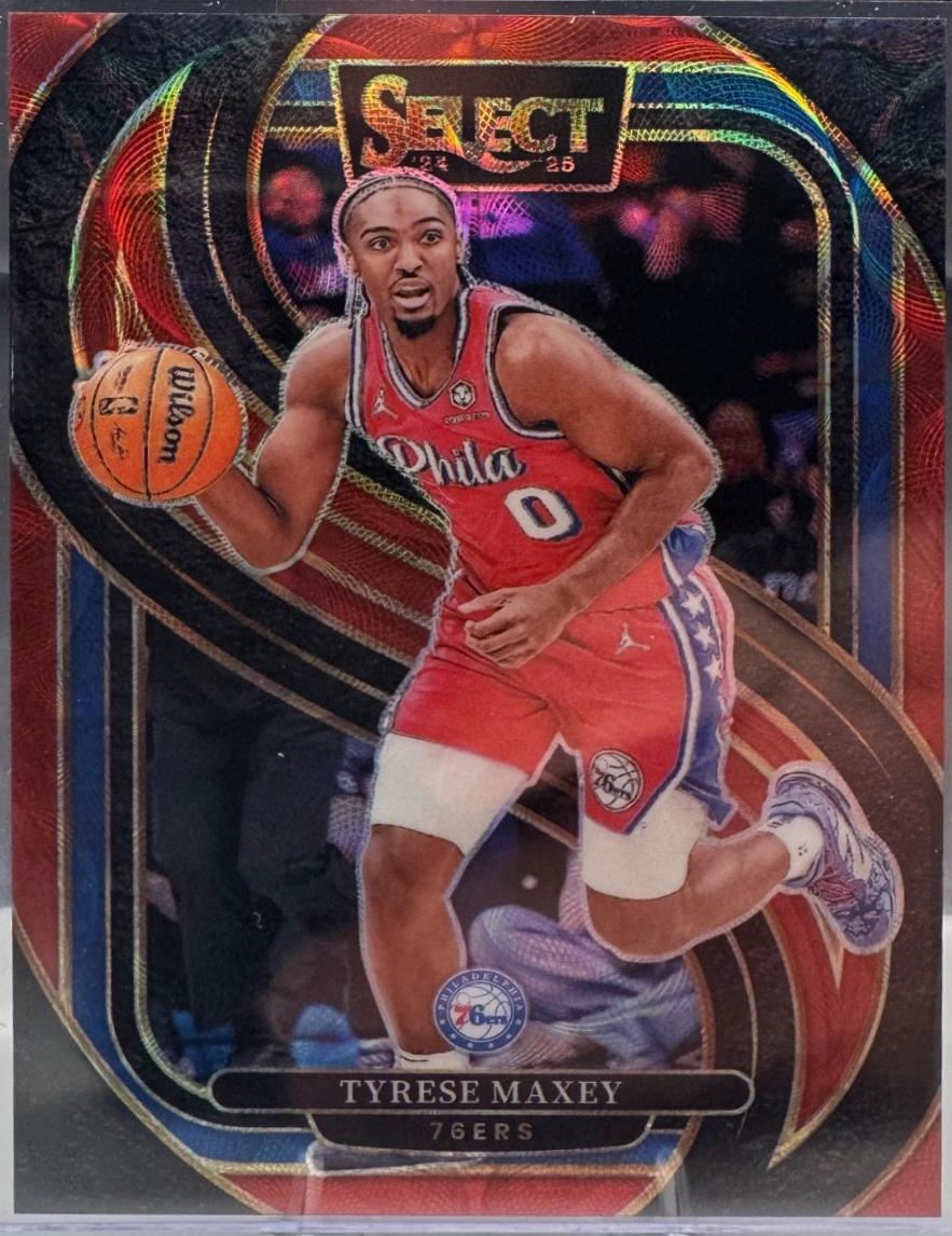 Tyrese Maxey [Red Scope Prizm] #156
