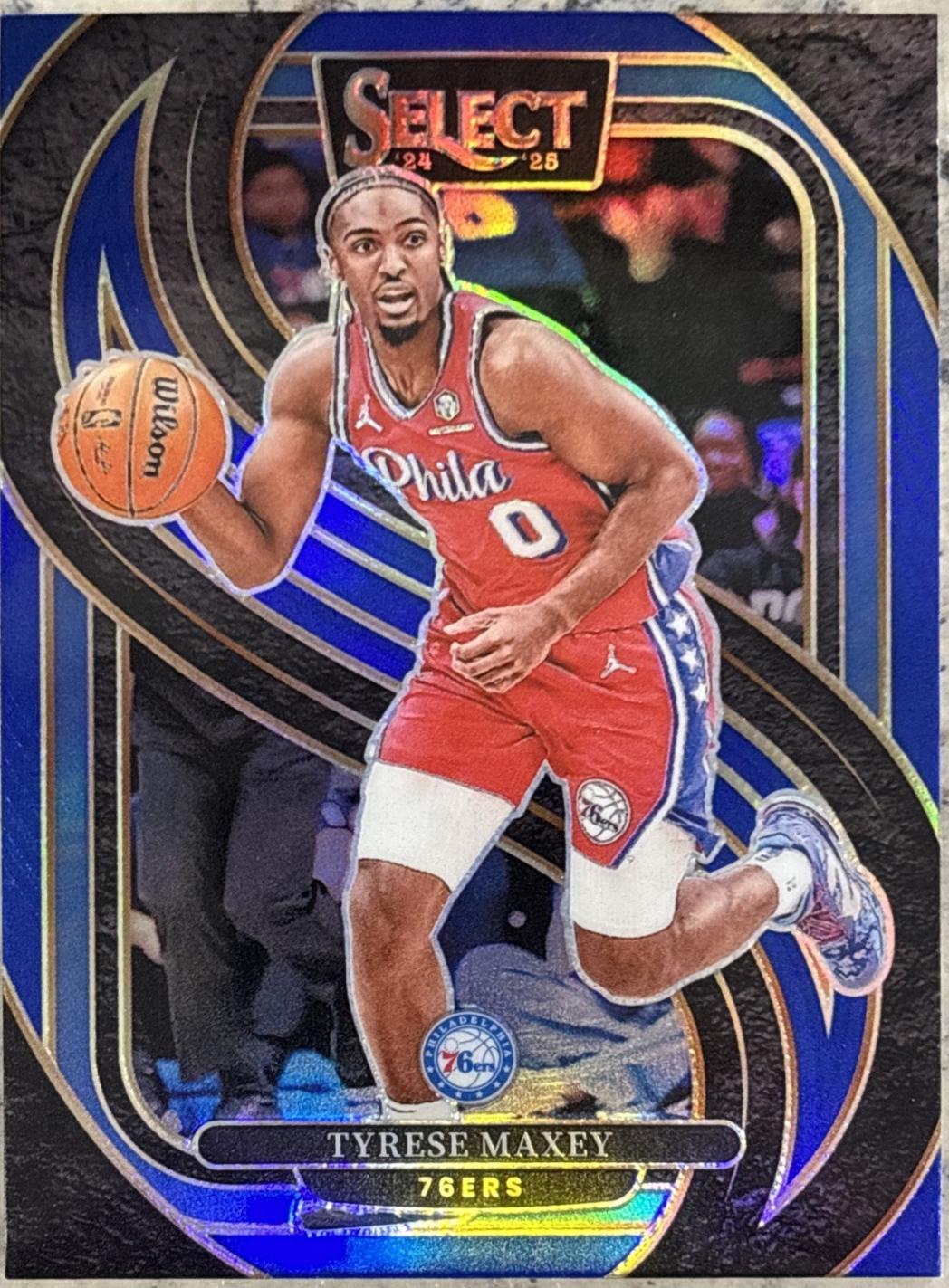 Tyrese Maxey [Red Wave Prizm] #156