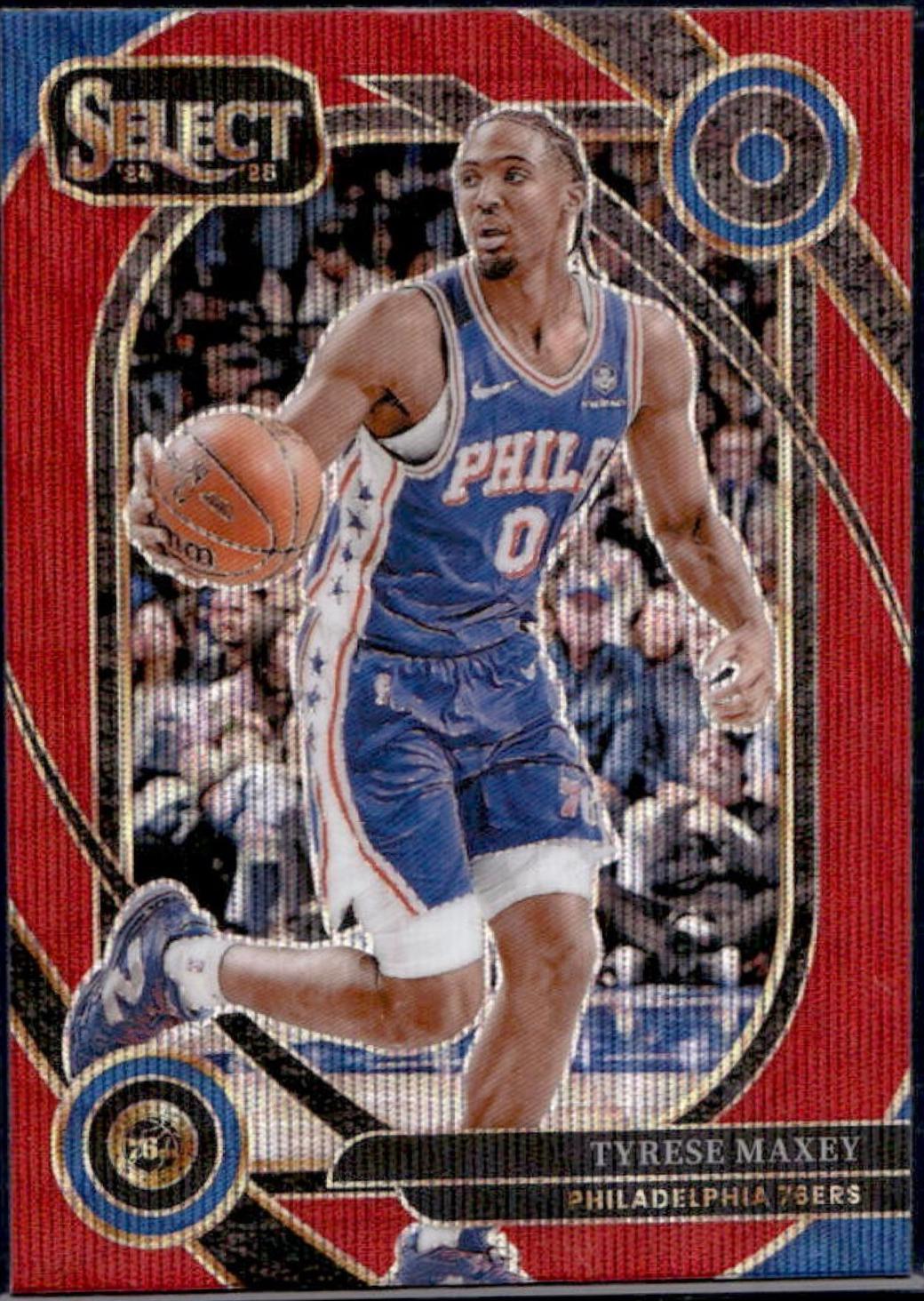 Tyrese Maxey [Red Wave Prizm] #243