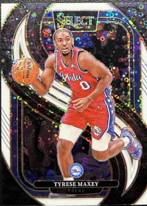 Tyrese Maxey [White Disco Prizm] #156