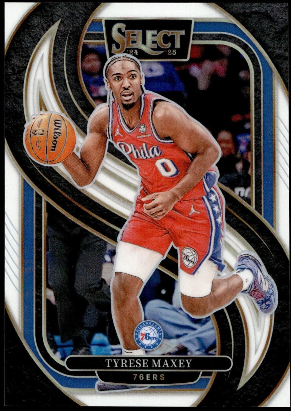 Tyrese Maxey [White Prizm] #156