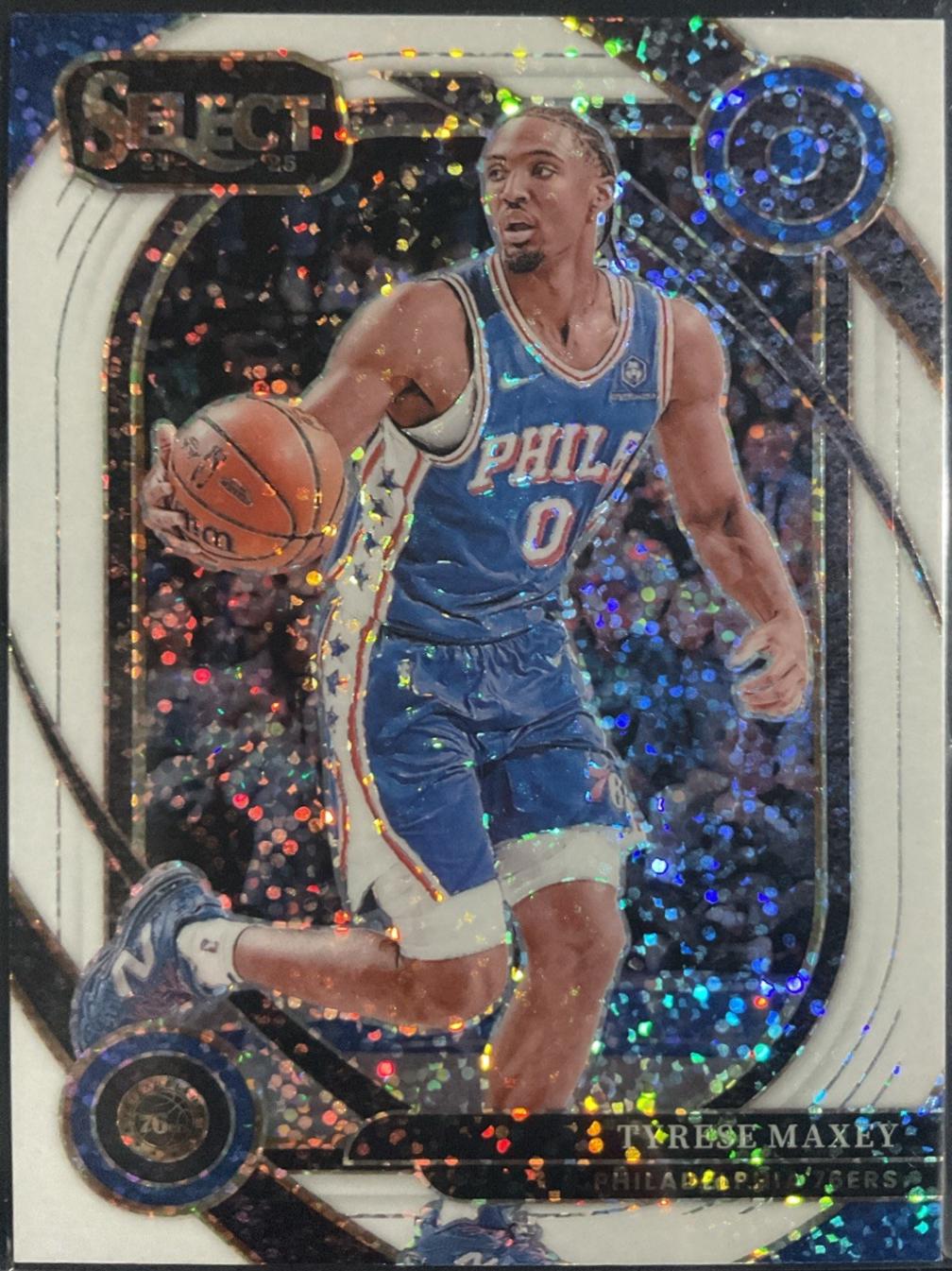 Tyrese Maxey [White Sparkle Prizm] #243