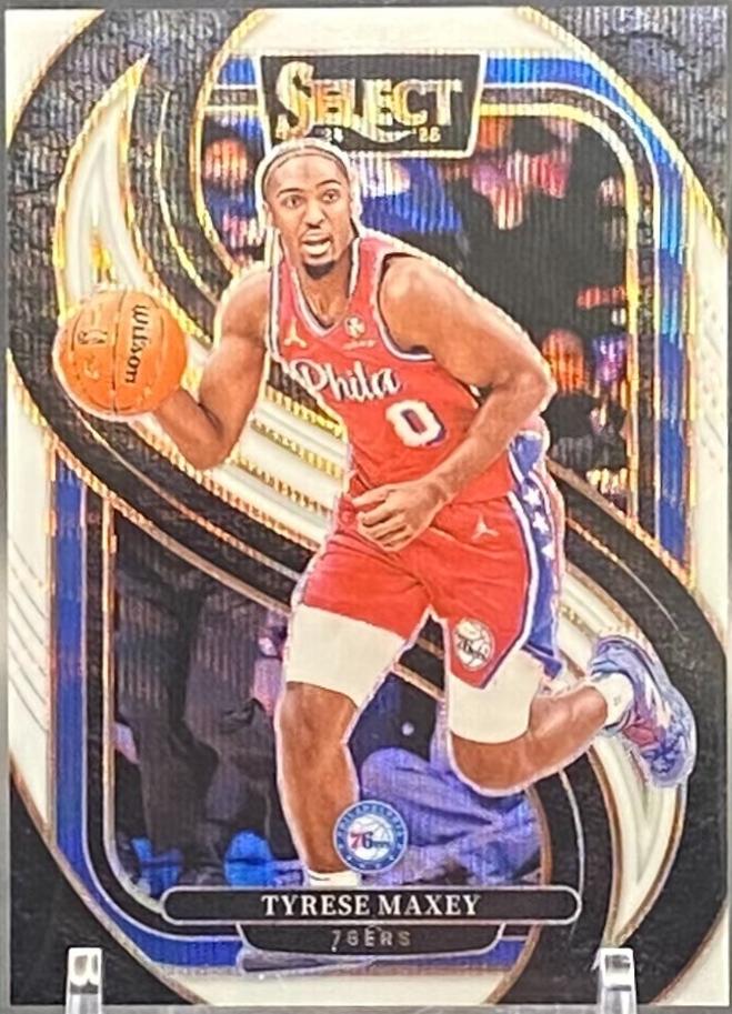 Tyrese Maxey [White Wave Prizm] #156