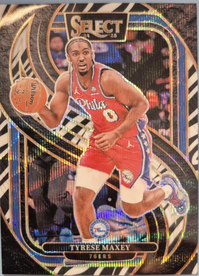 Tyrese Maxey [Zebra Prizm] #156
