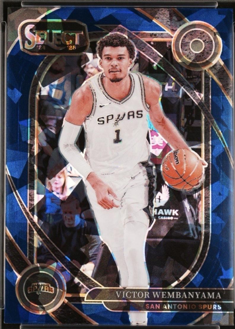 Victor Wembanyama [Blue Cracked Ice Prizm] #229