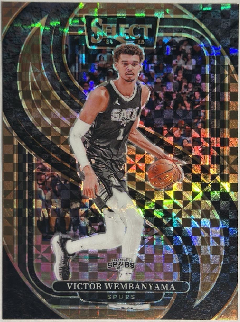 Victor Wembanyama [Bronze Checker Prizm] #102