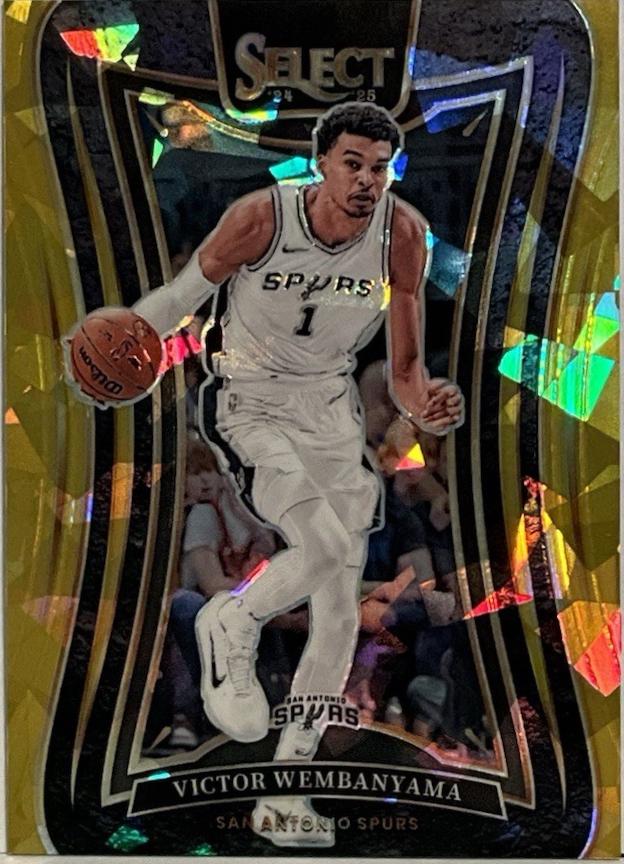 Victor Wembanyama [Gold Cracked Ice Prizm] #309
