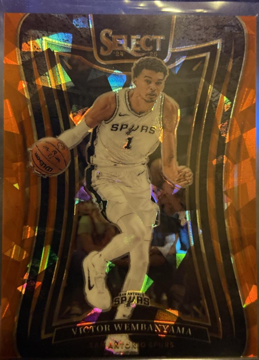 Victor Wembanyama [Orange Cracked Ice Prizm] #309