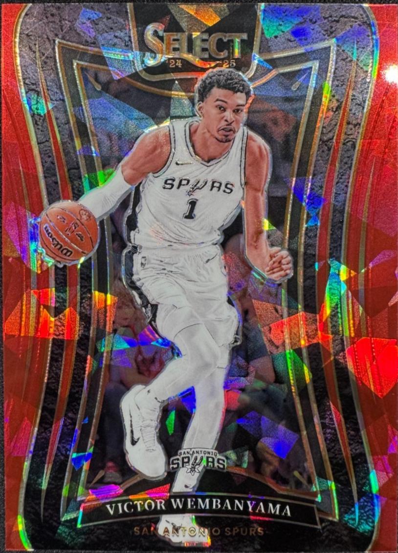 Victor Wembanyama [Red Cracked Ice Prizm] #309