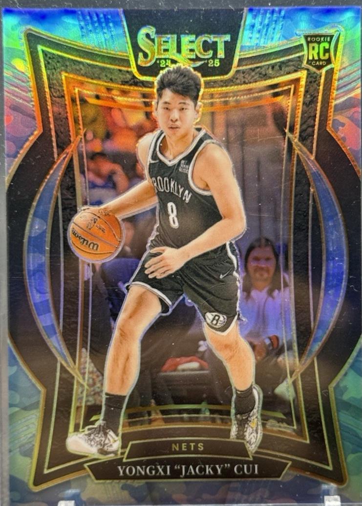 Yongxi Jacky Cui [Blue Camo Prizm] #94