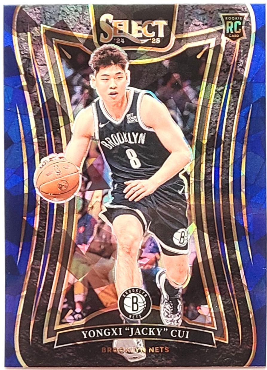 Yongxi Jacky Cui [Blue Cracked Ice Prizm] #377