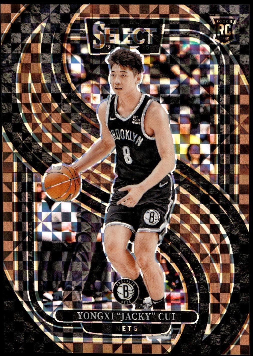 Yongxi Jacky Cui [Bronze Checker Prizm] #176