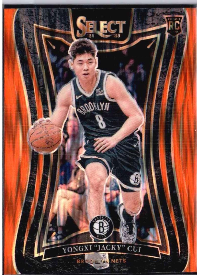 Yongxi Jacky Cui [Orange Flash Prizm] #377
