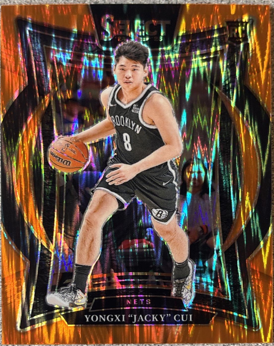 Yongxi Jacky Cui [Orange Flash Prizm] #94