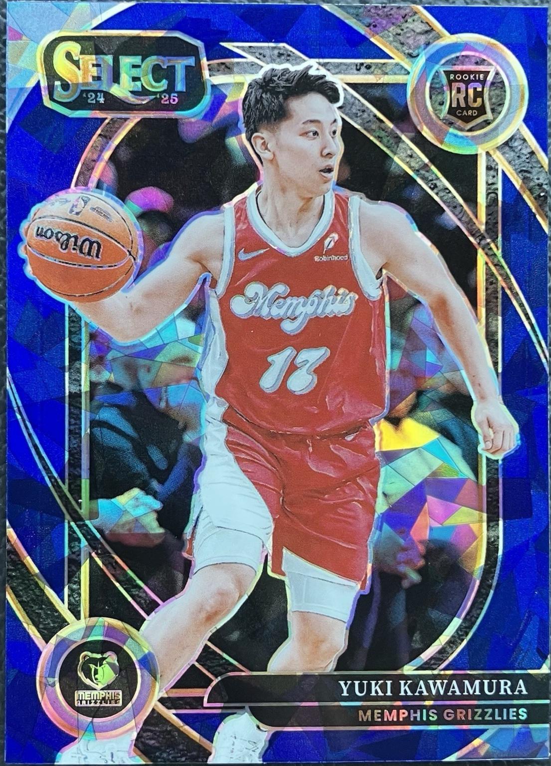 Yuki Kawamura [Blue Cracked Ice Prizm] #287