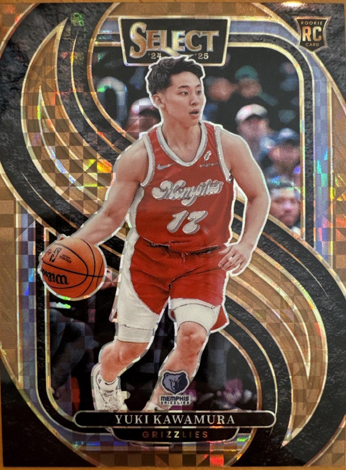 Yuki Kawamura [Bronze Checker Prizm] #168