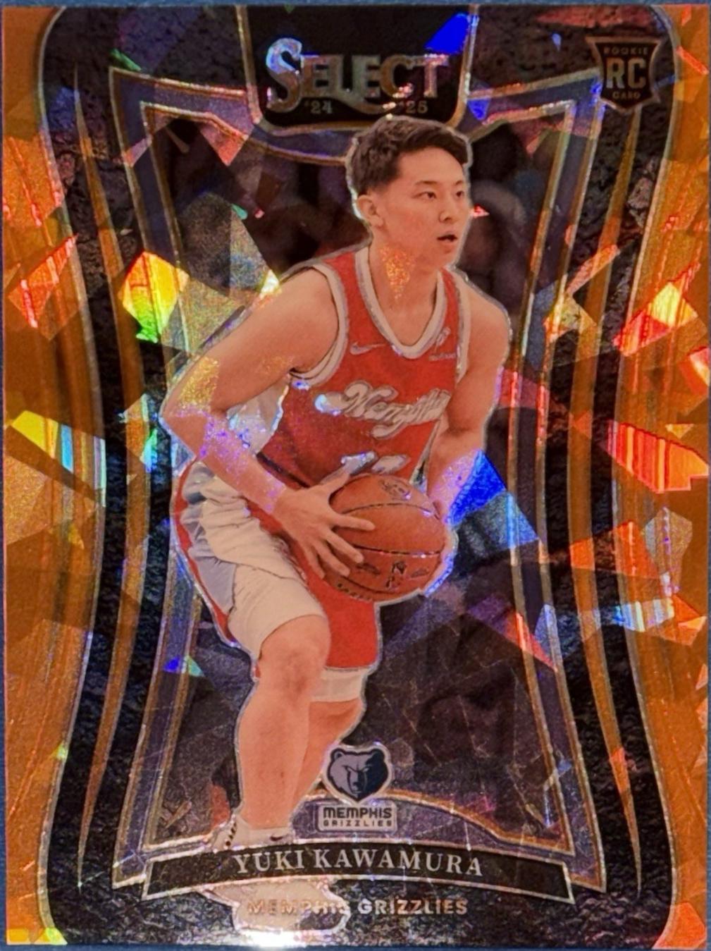 Yuki Kawamura [Orange Cracked Ice Prizm] #395