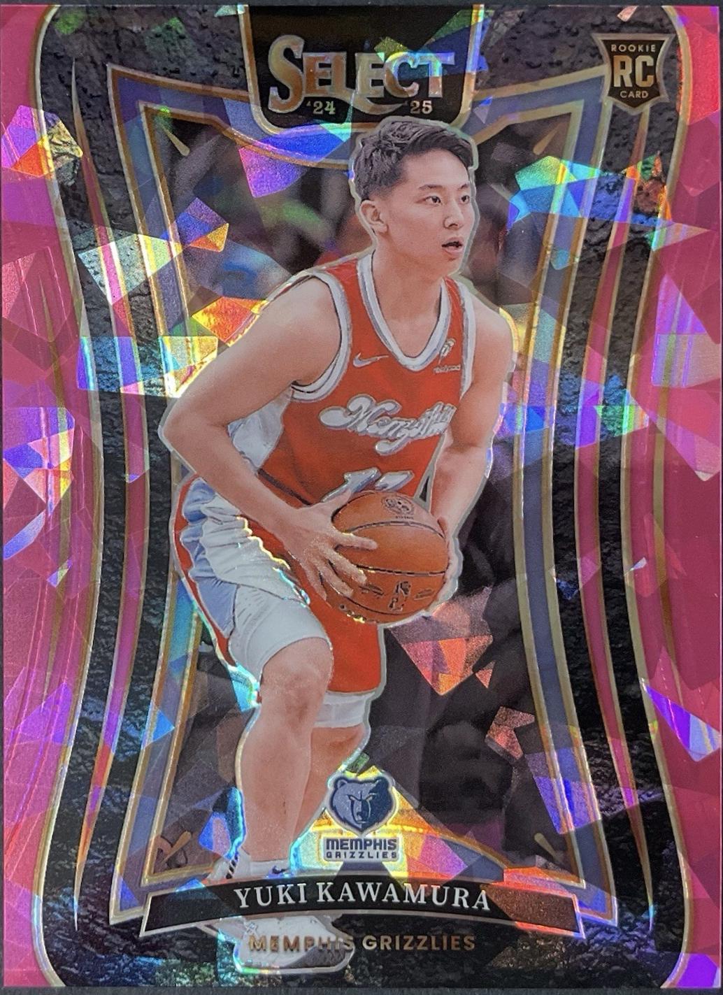 Yuki Kawamura [Pink Cracked Ice Prizm] #395