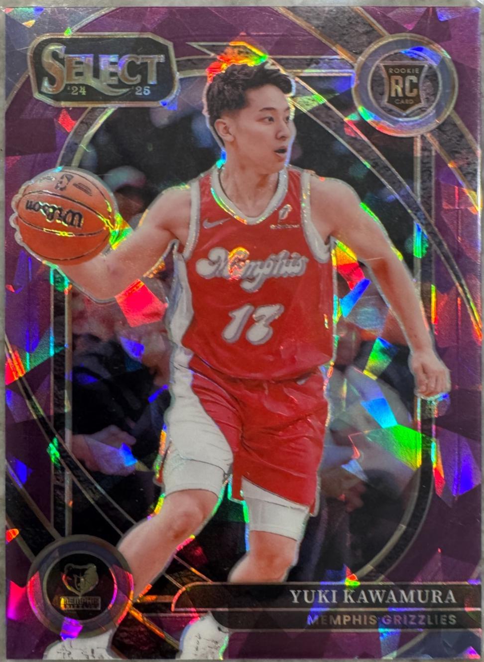 Yuki Kawamura [Purple Cracked Ice Prizm] #287