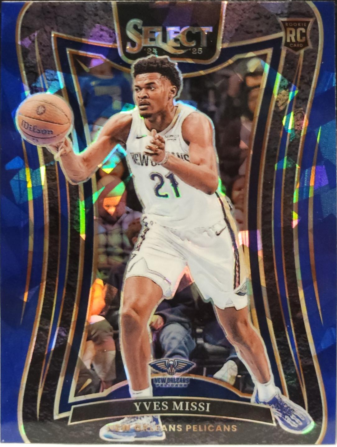 Yves Missi [Blue Cracked Ice Prizm] #368