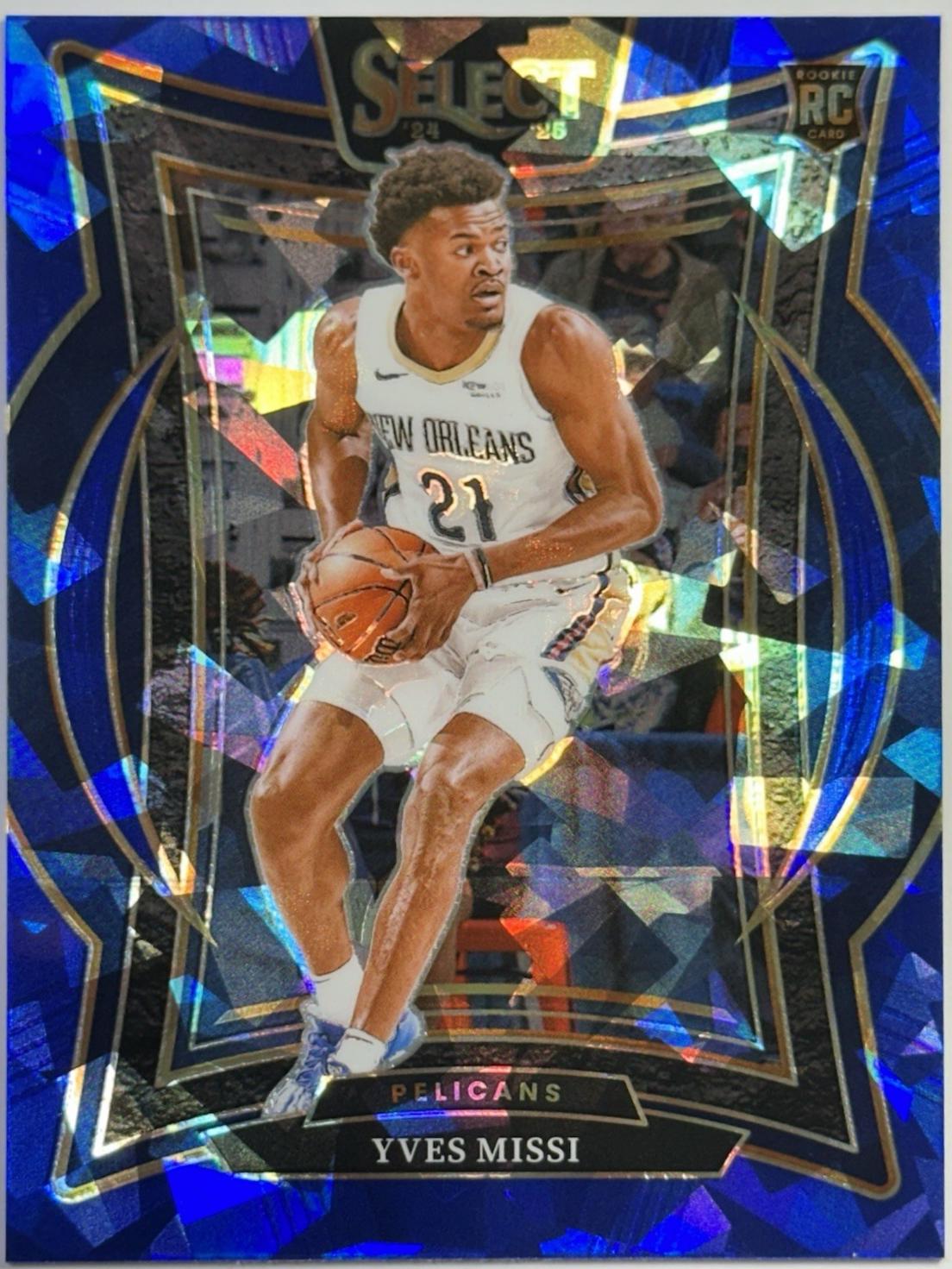 Yves Missi [Blue Cracked Ice Prizm] #88