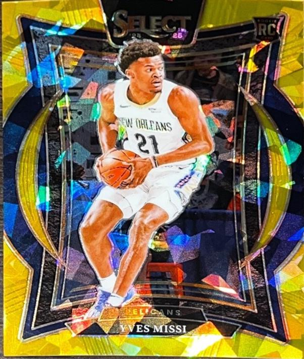 Yves Missi [Gold Cracked Ice Prizm] #88