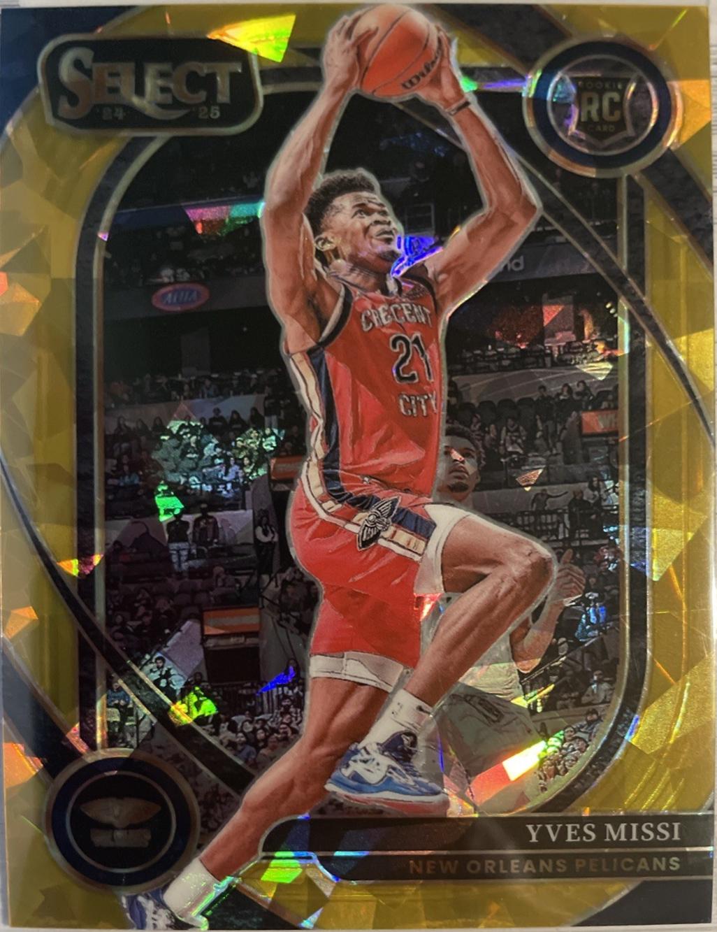 Yves Missi [Gold Cracked ice Prizm] #284