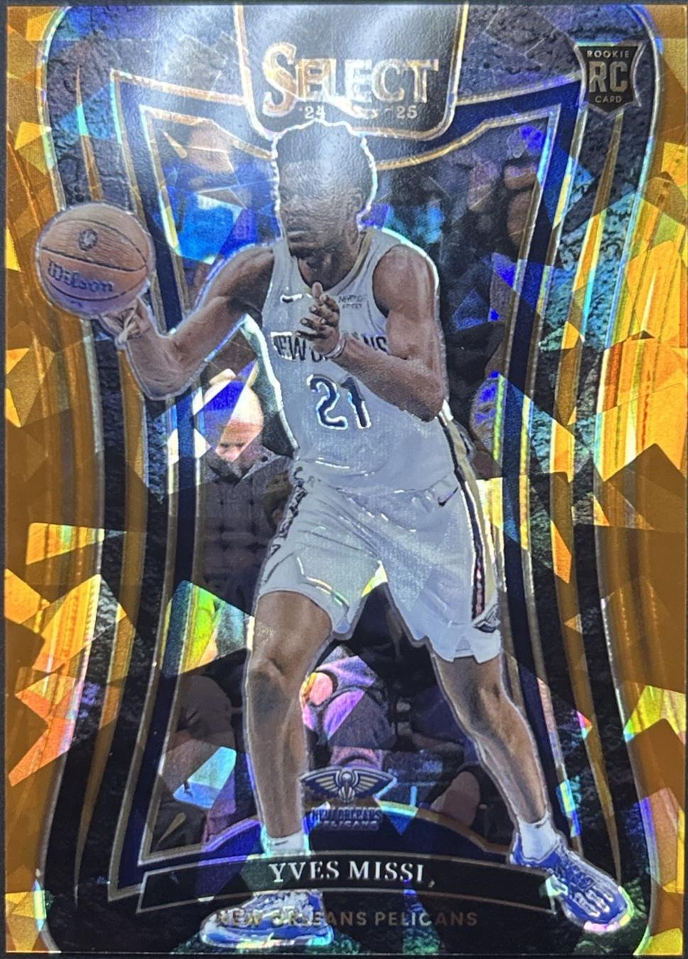 Yves Missi [Orange Cracked Ice Prizm] #368
