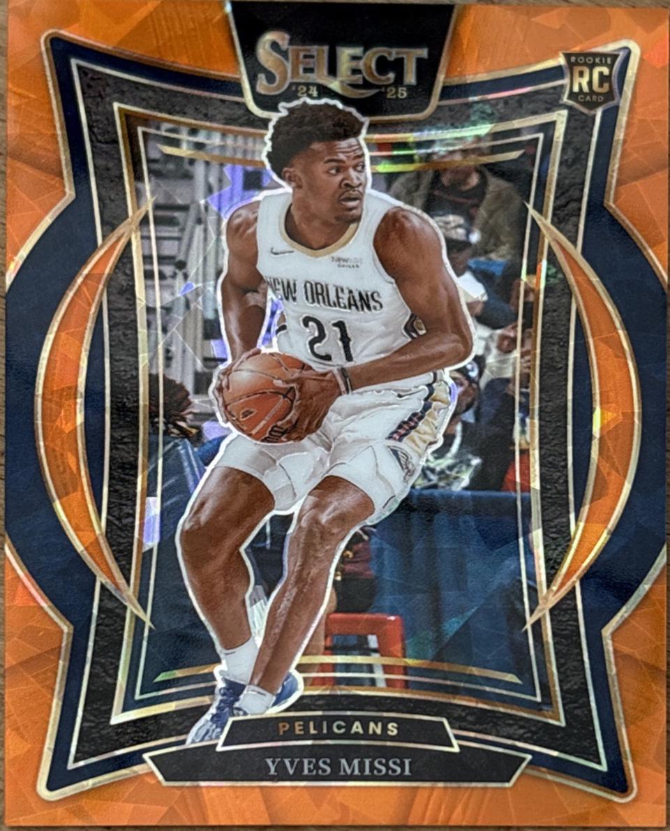 Yves Missi [Orange Cracked Ice Prizm] #88