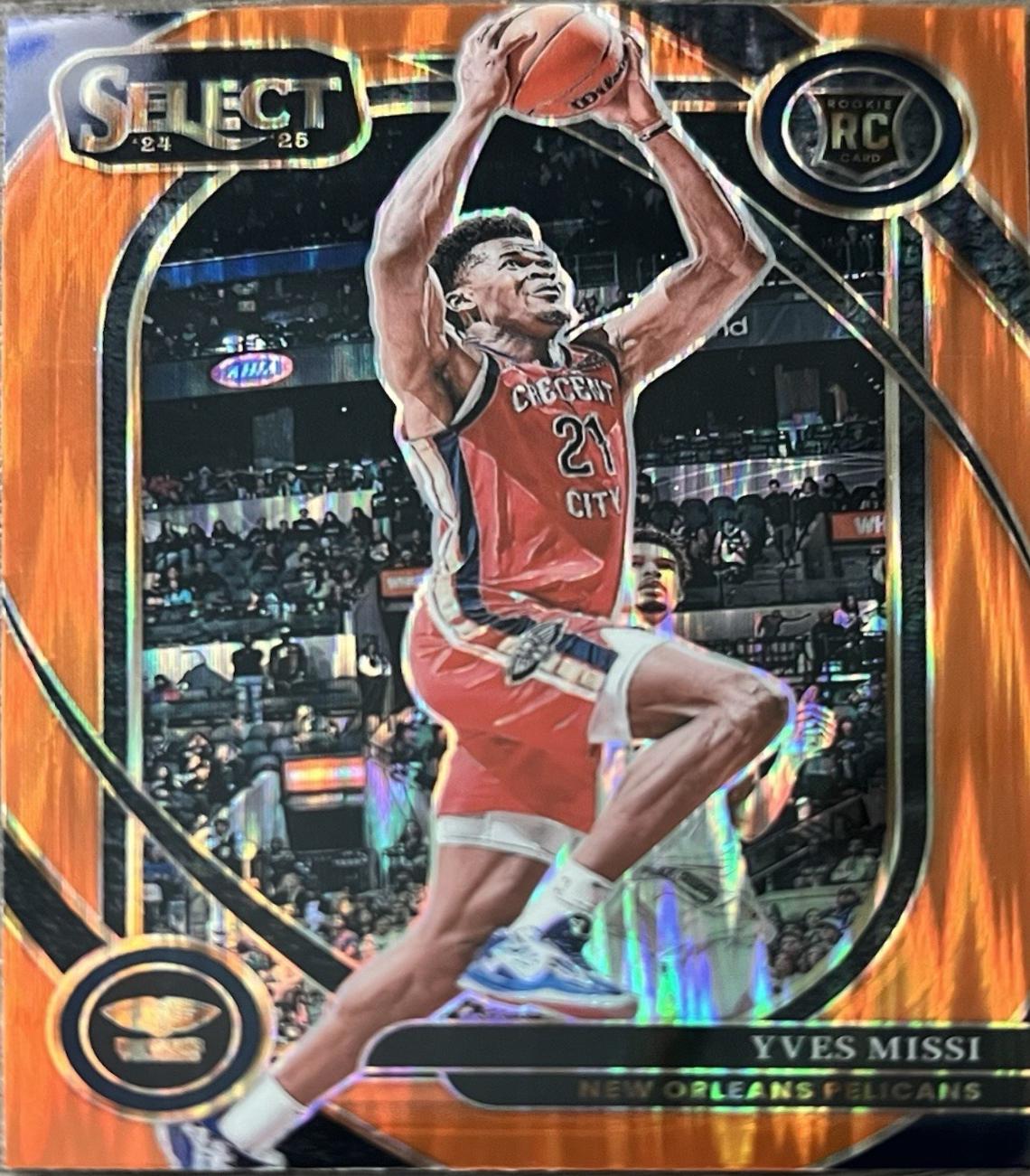 Yves Missi [Orange Flash Prizm] #284