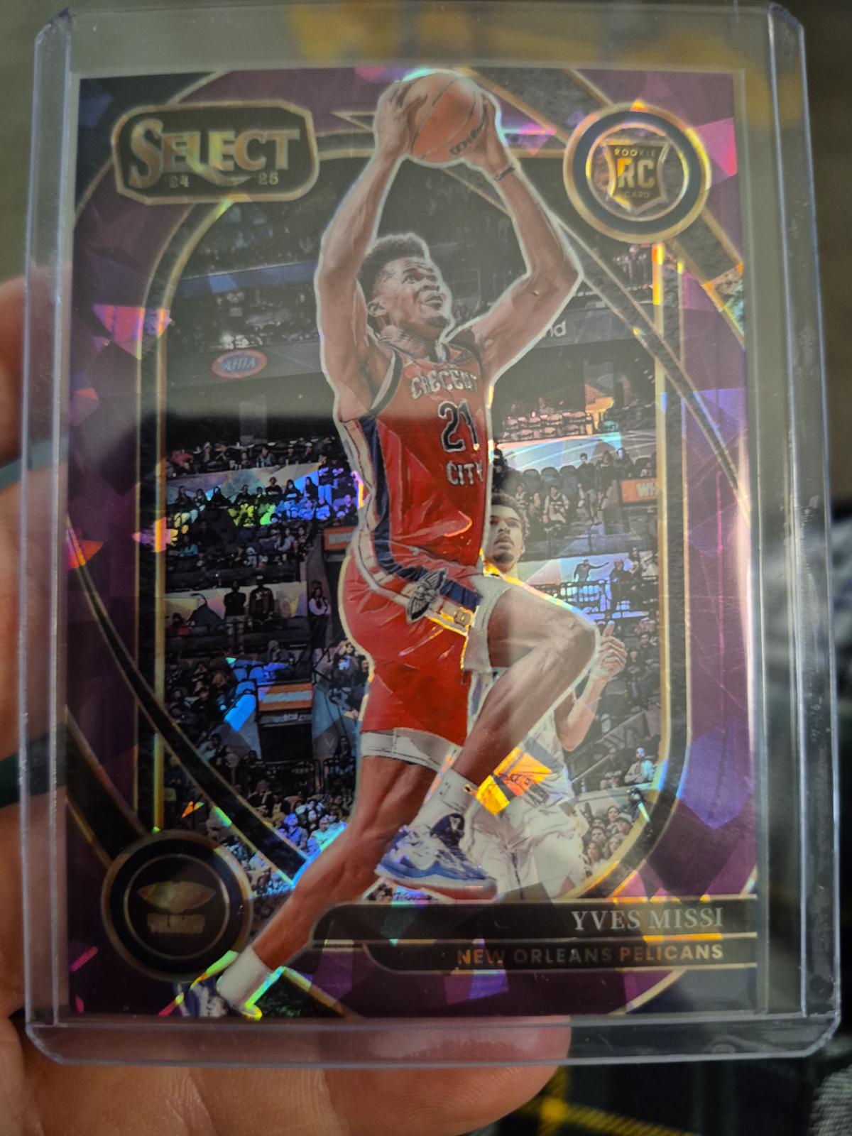 Yves Missi [Purple Cracked Ice Prizm] #284