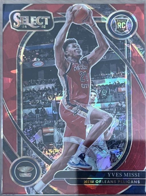 Yves Missi [Red Cracked Ice Prizm] #284