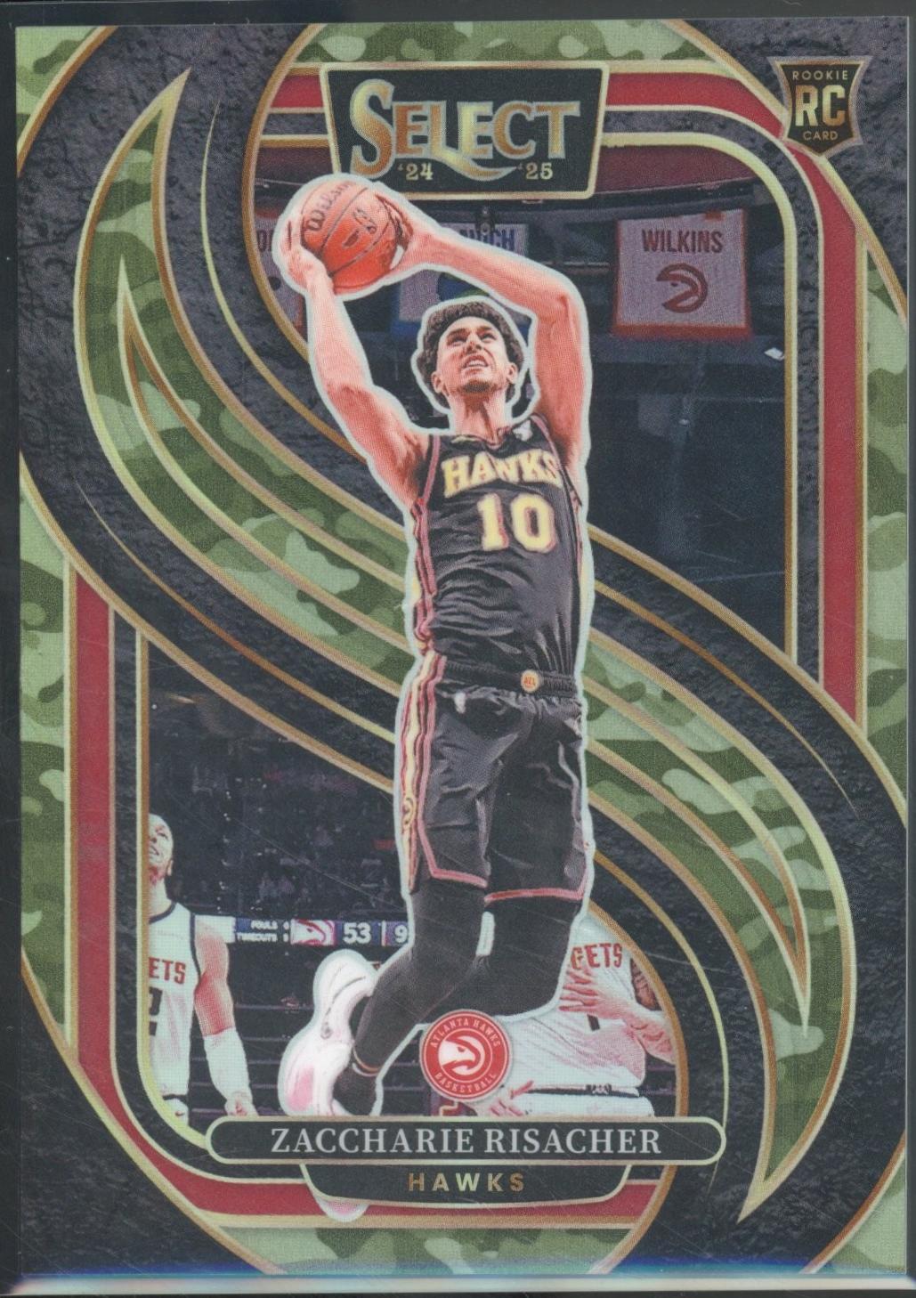 Zaccharie Risacher [Green Camo Prizm] #180