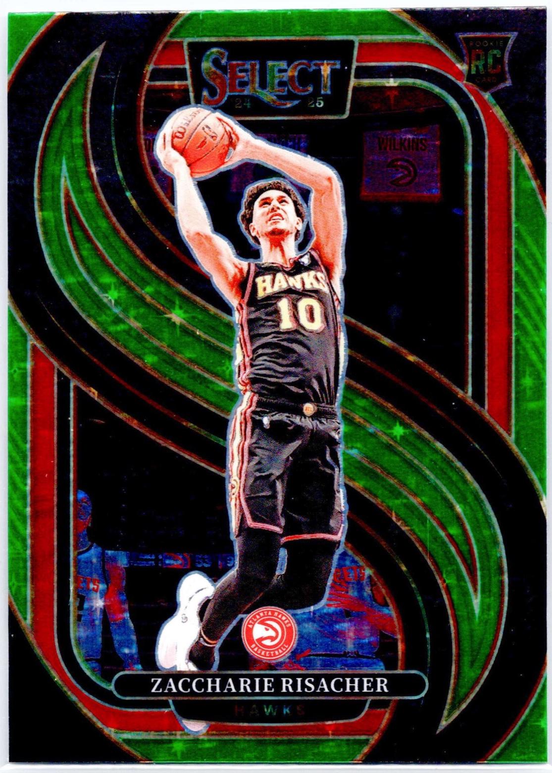 Zaccharie Risacher [Green Stars Prizm] #180
