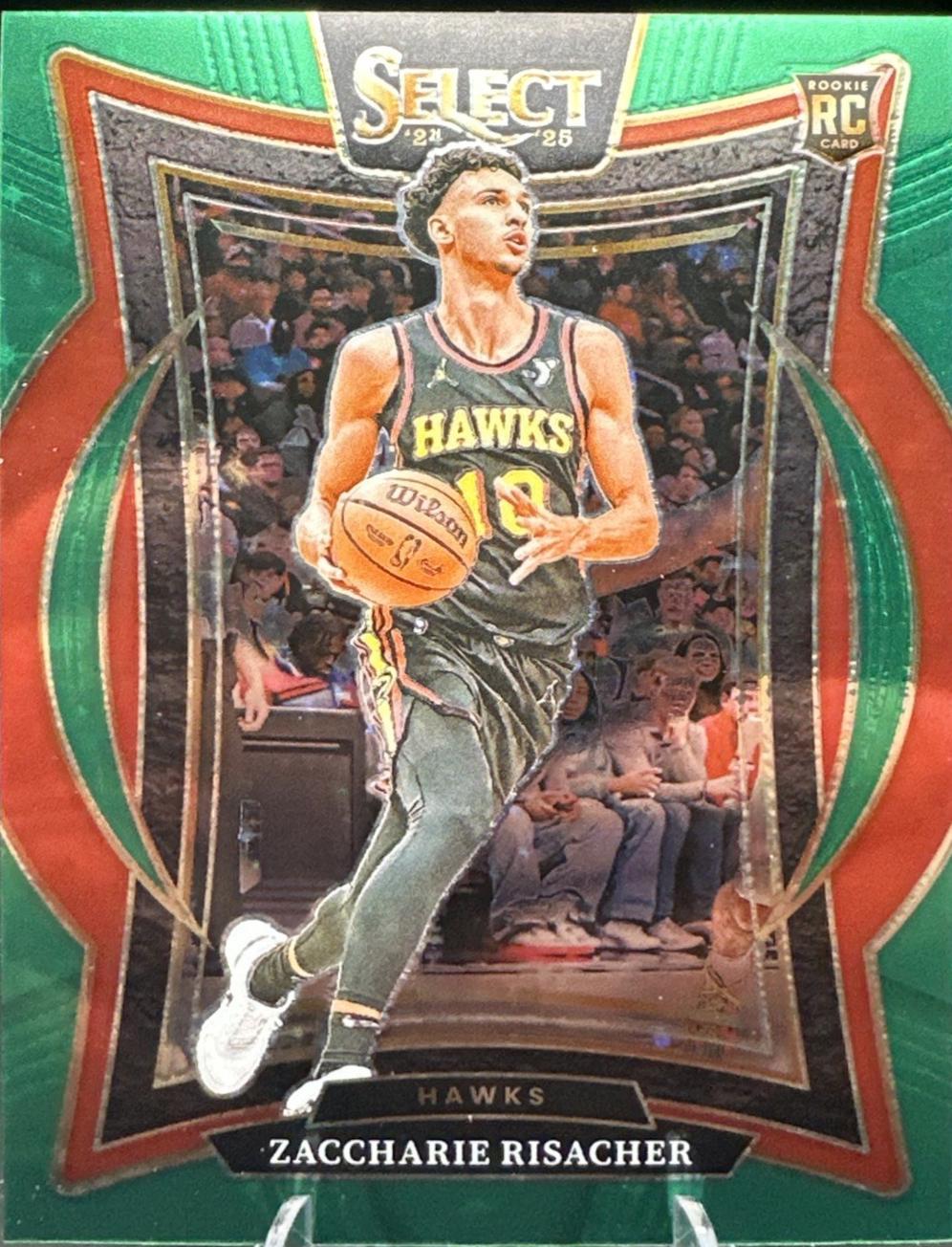 Zaccharie Risacher [Green Stars Prizm] #86