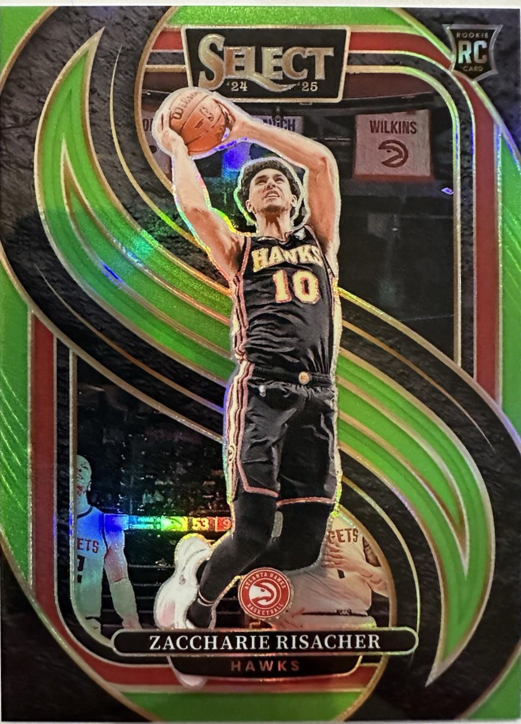 Zaccharie Risacher [Neon Green Prizm] #180
