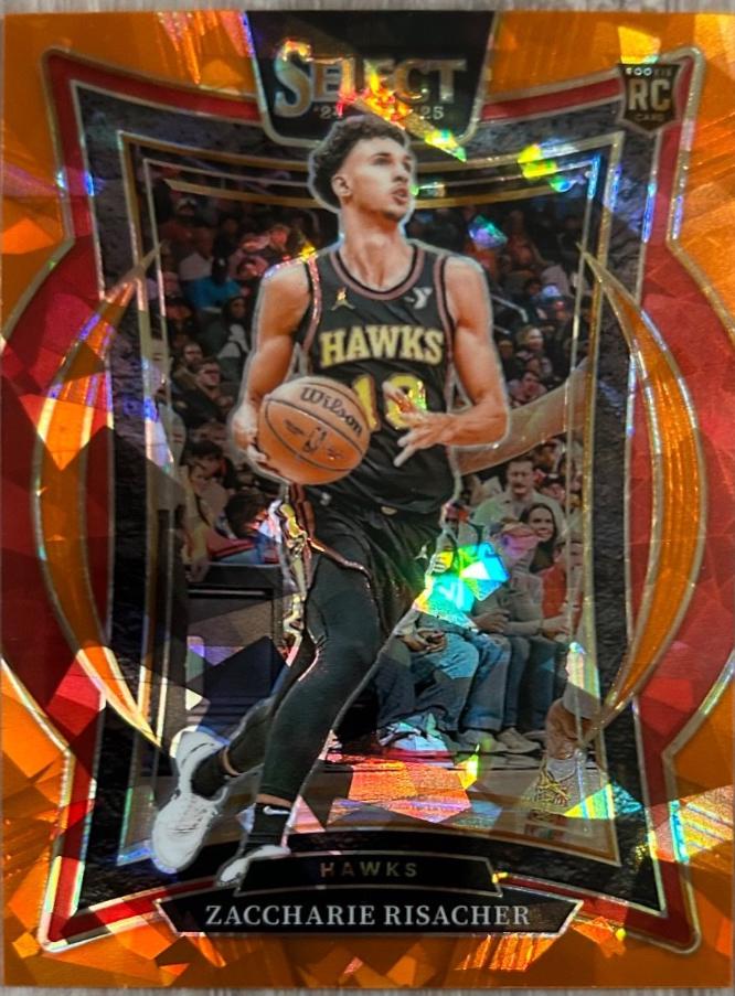 Zaccharie Risacher [Orange Cracked Ice Prizm] #86