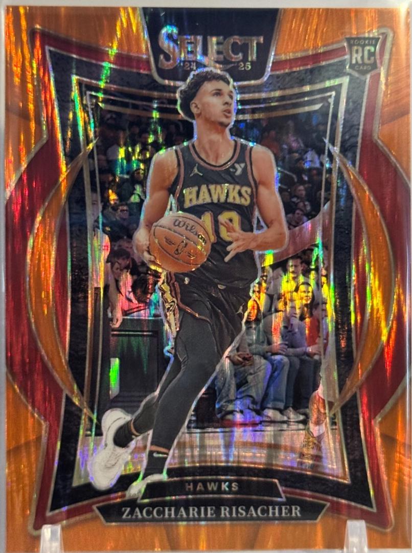 Zaccharie Risacher [Orange Flash Prizm] #86