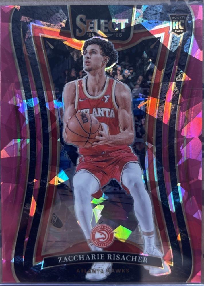 Zaccharie Risacher [Pink Cracked Ice Prizm] #379