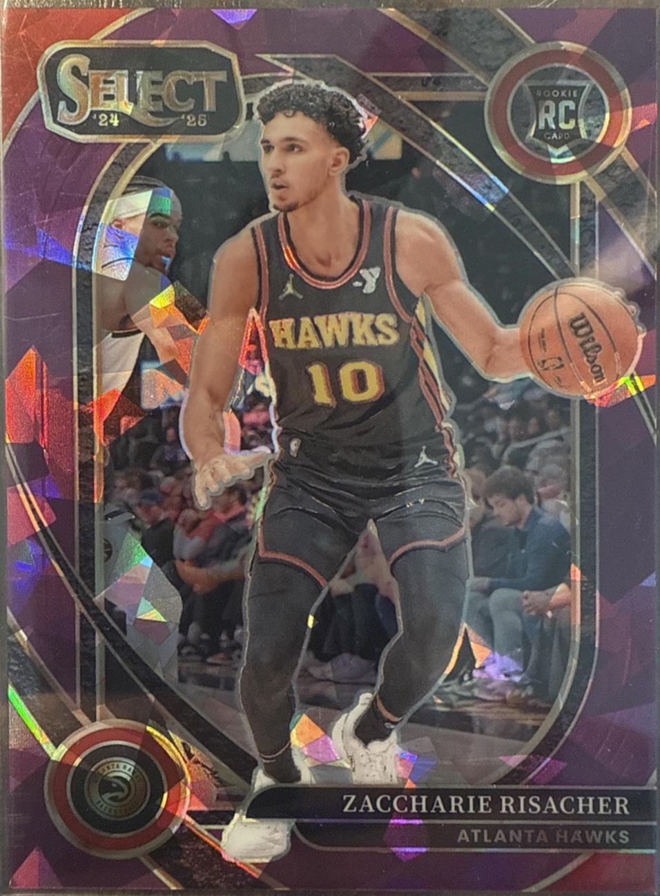 Zaccharie Risacher [Purple Cracked Ice Prizm] #289
