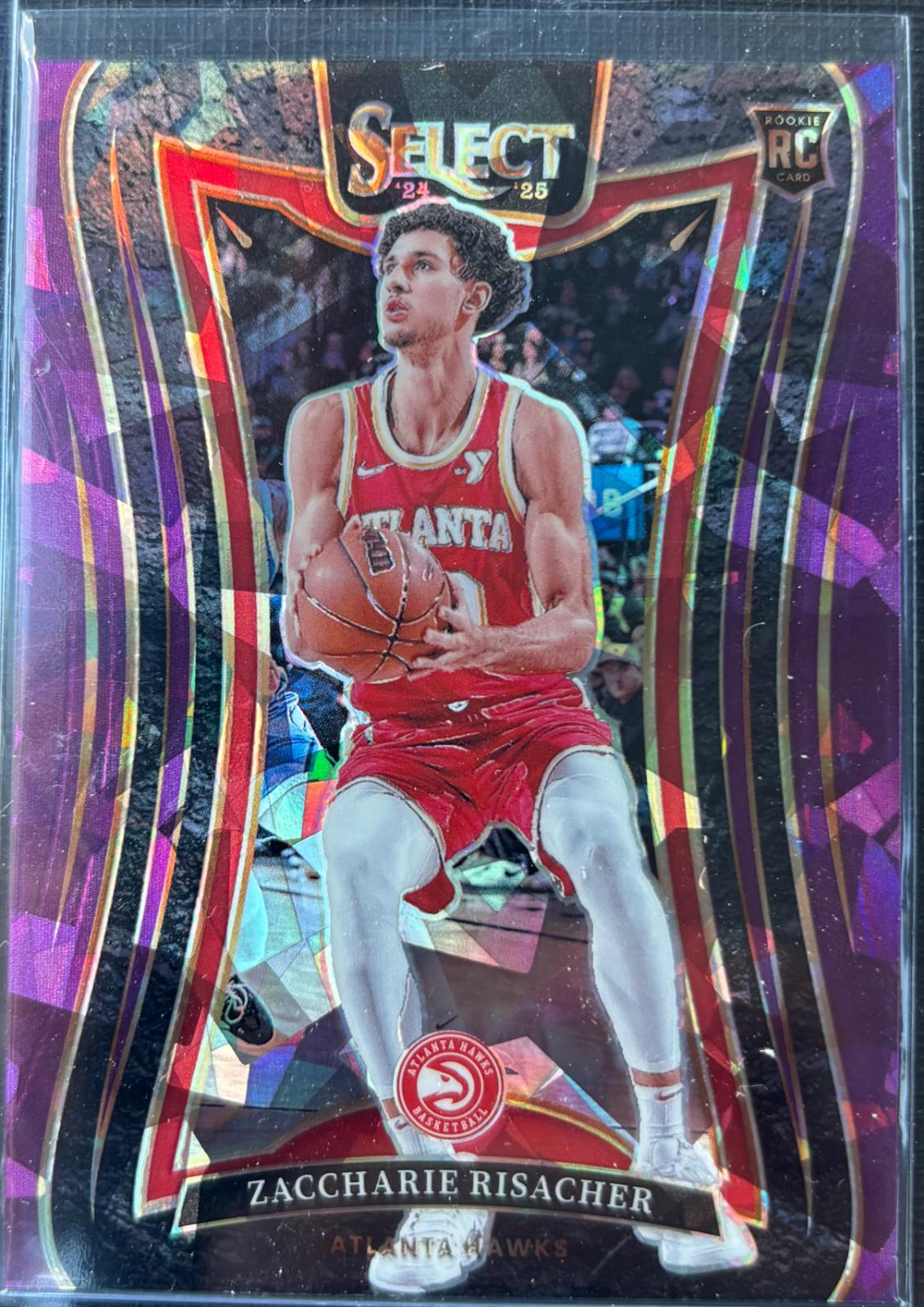 Zaccharie Risacher [Purple Cracked Ice Prizm] #379