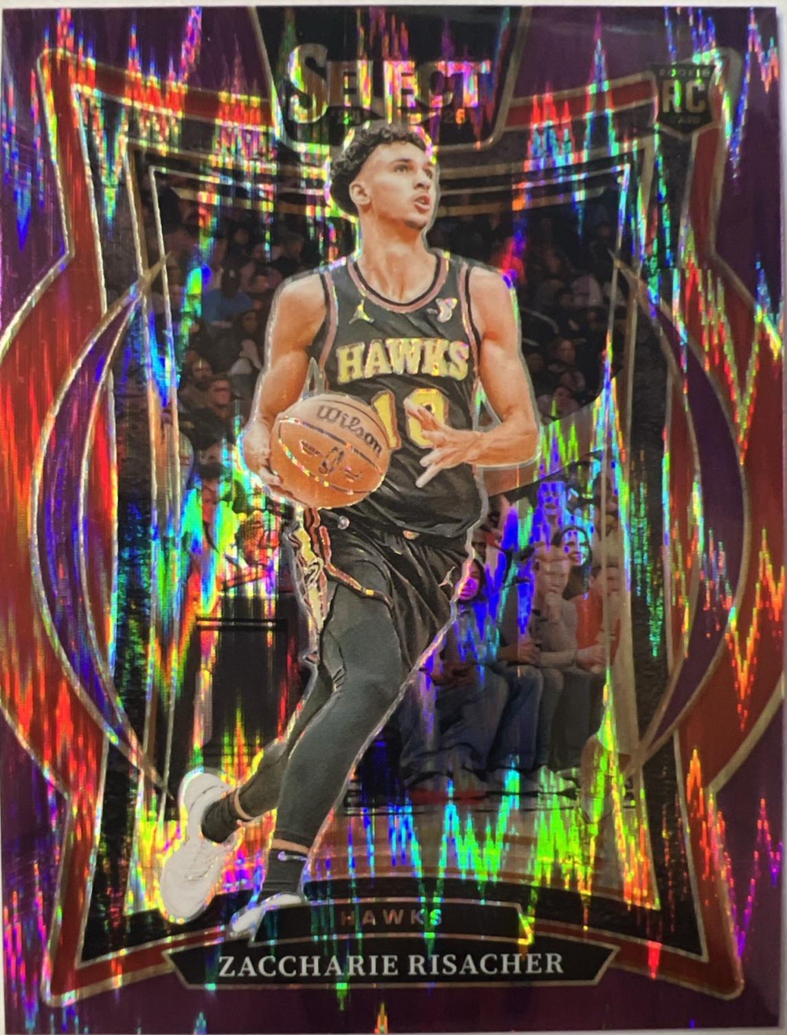 Zaccharie Risacher [Purple Flash Prizm] #86