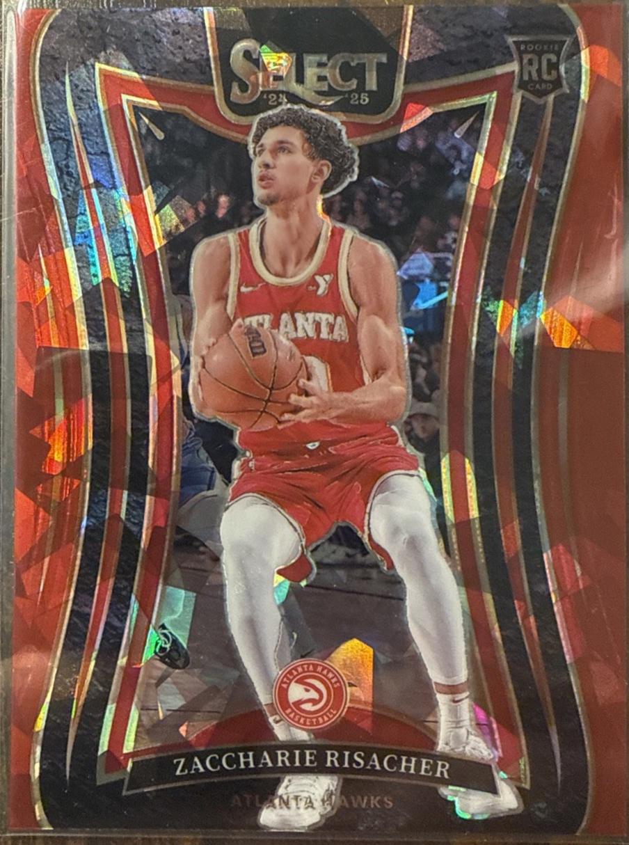 Zaccharie Risacher [Red Cracked Ice Prizm] #379