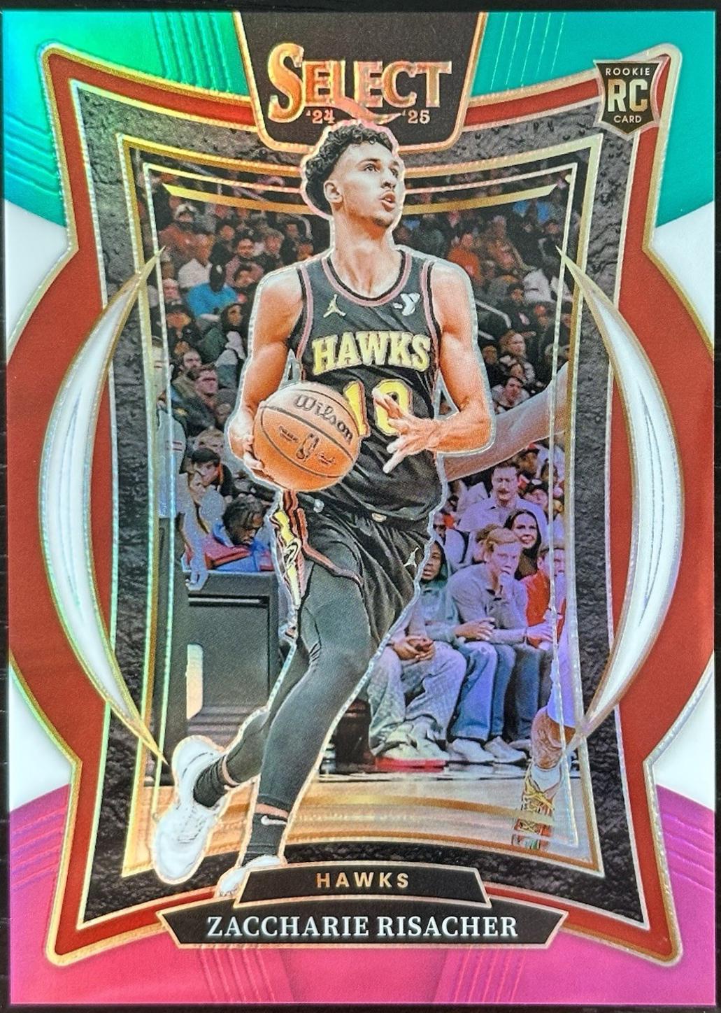 Zaccharie Risacher [Teal White Pink Prizm] #86