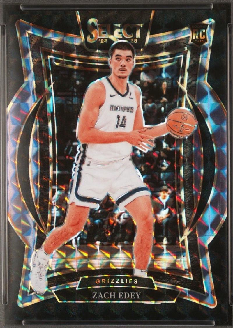 Zach Edey [Black Finite Prizm] #98