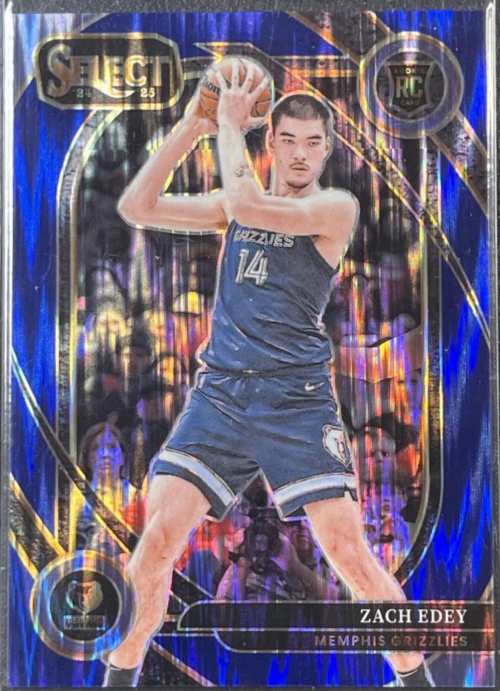 Zach Edey [Blue Flash Prizm] #280